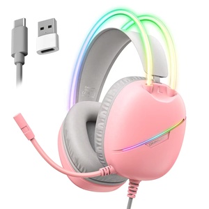ONIKUMA X33 Black Professional <b>USB</b>-C Gaming Headset Dynamic Hifi Sound Wired Microphone PS4 Computer DJ Sports Hifi Music - Product Image 6