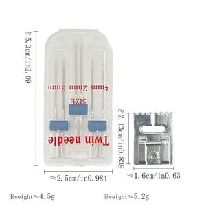 จักรเย็บผ้า3/90 2/90 4/90มม. เข็มคู่แบบรวมเท้าหนาบาง - Product Image 3