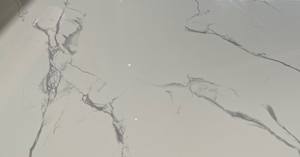 Stone Island Modern Big Slab Calacatta White Quartz Tile 20mm Thick <b>Table</b> <b>Top</b> <b>Vanity</b> <b>Top</b> Best Price - Product Image 3