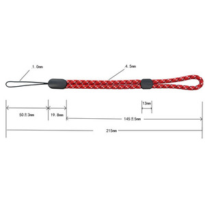 Haute qualité transportant téléphone portable caméra sangle sur poignet court main lanière pratique longueur réglable sangles poignet porte-clés - Product Image 2