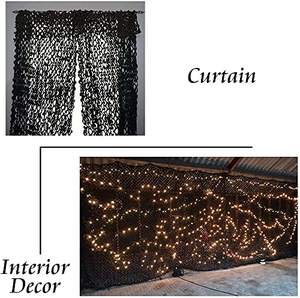 <span class=keywords><strong>Filet</strong></span> <span class=keywords><strong>camouflage</strong></span> noir <span class=keywords><strong>Rideau</strong></span> <span class=keywords><strong>camouflage</strong></span> Couleur noire - Product Image 3