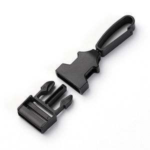 Plastic <b>Clip</b> Buckle 20mm Black Durable Strap Connector For Bags - Product Image 3