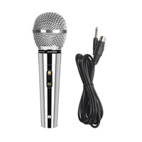 Microphone dynamique portable pour KTV/spectacles, idéal pour les performances à domicile et sur scène