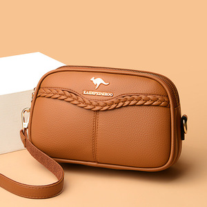 Bolso de Hombro Casual de Color Sólido para Mujer, Estilo Mensajero - Product Image 6