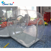 Ballons en PVC commerciaux, fête pour enfants, maison amusante, dôme gonflable, tente à bulles, ballons gonflables transparents, maison
