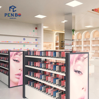 Rak toko kosmetik Korea, pajangan furnitur mewah Makeup desain butik perlengkapan kecantikan untuk Salon kecantikan