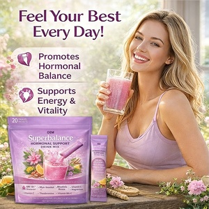 Superbalance, Mezcla de Bebida en Polvo para el Equilibrio Hormonal, Apoya el Estado de Ánimo, la Energía y la Vitalidad, 20 Prácticos Sobres para Viaje - Product Image 2