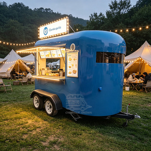 Oem Coffee Commercial Grade Mobile Fully Equipped Food Truck Stainless Steel <b>Concession</b> <b>Trailer</b> With Full Kitchen - Product Image 4