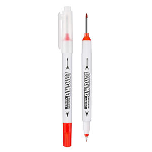 3 Colors Industrial Construction Drafting Woodworking Dual Tip Deep Hole <b>Marker</b> Long Nib Permanent <b>Marker</b> <b>Pen</b> With Custom Logo - Product Image 1