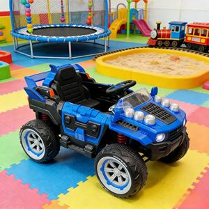 12V Batteriebetriebenes Ferngesteuertes Aufsitz-Auto für Kinder Unisex Geländewagen mit Kunststoffrädern Große Größe für <span class=keywords><strong>2</strong></span>-4 5-7 8-13 Jahre - Product Image 5