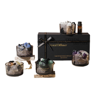 Vente en gros de pots en verre de cristal, diffuseurs d'aromathérapie, boîtes cadeaux d'huiles essentielles pour l'aromathérapie d'intérieur