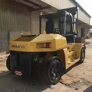 Used Komatsu FD160 Diesel Forklift-Hydraulic <b>Side</b> Shifter Solid Tire Secondhand From Japan - Product Image 4