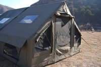 Tenda Glamping Tiup PVC Oxford 13,5 Meter Persegi dengan Pompa untuk Rumah Tamu dan Resor