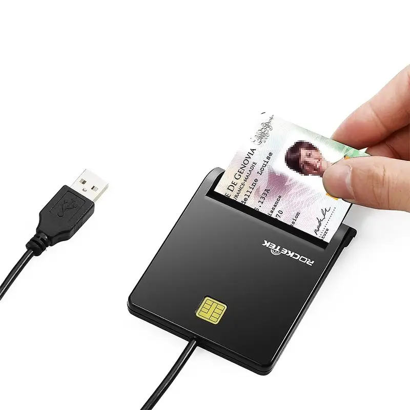 USB 2.0 akıllı kimlik kredi kimliği Kaartlezer Belgie EID ID okuyucu-kimlik okuyucu