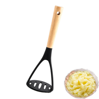 Aardappelstamper met lange steel, drukmatenmachine, fruit- en groentepureemachine, keukenhulpstuk