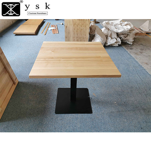 Nhà Hàng Bộ Hình Chữ Nhật Bàn Ăn Thương Mại Sử Dụng Rắn Gỗ Sồi Bảng DT-1002 - Product Image 4