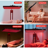 Appareil de beauté pour salon REDSKY personnalisable, lampe à lumière rouge, 660 nm 850 nm, panneau de luminothérapie LED infrarouge proche
