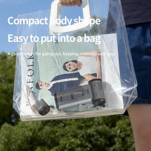 Ventilateur turbo portatif pour barbecue, sans fil, portable et portable, ventilateur sans lame USB avec batterie pour camping-car et maison - Product Image 6