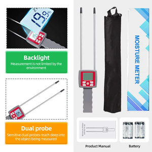 MT300G Portátil multifuncional Digital pin Tipo Medidor de Umidade para Amendoim mostarda Semente Caju Arroz e trigo - Product Image 4