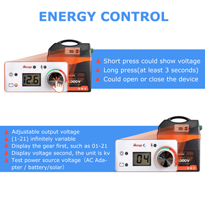 Clôture solaire électrique haute tension Lydite, chargeur de clôture solaire 12V <span class=keywords><strong>pour</strong></span> <span class=keywords><strong>animaux</strong></span> - Product Image 4