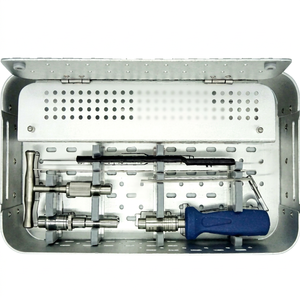 Grip Surgical GS-DF-0010 Instrumentos Quirúrgicos Portaagujas de Cirugía General 3.0/4.0/6.5/7.3mm de Compresión Sin Cabeza Canulados - Product Image 1