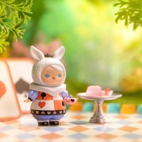Koleksi mainan anak-anak figur Anime kotak buta seri pesta teh hewan Pucky Elf asli