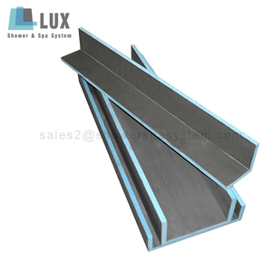 Panneau <span class=keywords><strong>de</strong></span> support en polystyrène en forme <span class=keywords><strong>de</strong></span> L, panneau d'angle préfabriqué pour le revêtement des tuyaux et des murs, imperméable - Product Image 1