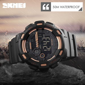 Montre de sport unisexe <span class=keywords><strong>SKMEI</strong></span> <span class=keywords><strong>1243</strong></span> à affichage numérique, étanche, style décontracté simple, montres de créateur - Vente chaude - Product Image 2