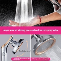 Ensemble de pommeau de douche à effet pluie suralimenté moderne robinet de bain avec chauffe-eau et tuyau pour la maison boîte de salle de bain emballée