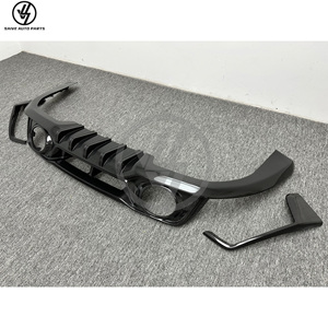 Tehart Style Dry Carbon Fiber Rear Diffuser for Porsche 992 Turbo S 2020-2023 Carbon Rear <b>Lip</b> With Rear <b>Splitter</b> Car Parts - Product Image 4
