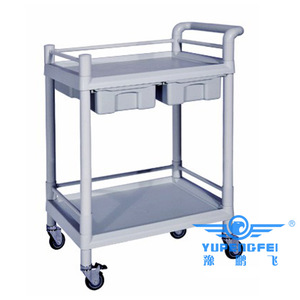 Carrito de Hospital Yu Pengfei 720x460x900mm de 2 Niveles con Ruedas Silenciosas - Product Image 3