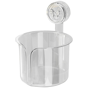 Suction Cup Toilet Paper Holder <b>Wall</b> Mounted No Drill Transparent Circular Tissue <b>Box</b> Bathroom Accessory - Product Image 5