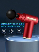 Vente chaude Mini pistolet Fascia rechargeable à 4 têtes Appareil de fitness portable multifonctionnel pour le massage de relaxation du corps