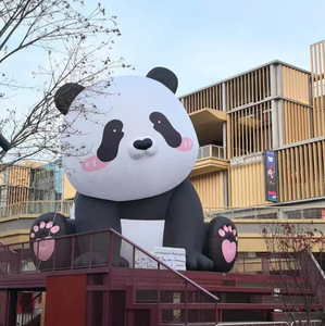 Serie de Pandas Inflables de Dibujos Animados, Mascota de Panda Inflable Gigante Personalizada para Publicidad Exterior y Decoración de Centros Comerciales - Product Image 2