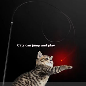 Yeni Amuse kedi barı LED Amuse kedi Teleskopik bar Can Sıkıntısını Giderici İnteraktif kedi Oyuncağı USB Şarjlı Evcil Hayvan kedi Oyuncağı - Product Image 5