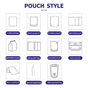 कस्टम खाद्य पैकेजिंग डोय पैक प्लास्टिक स्नैक कॉफी पाउडर पैकेजिंग बैग एल्यूमीनियम पन्नी के साथ खड़े पाउच - Product Image 6