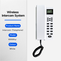 Talkie-walkie portable haute puissance rechargeable, radio bidirectionnelle sans fil, interphone, sonnette de porte pour la maison, le bureau, l'hôtel, le restaurant