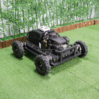 Mesin Pemotong Rumput Murah, Mesin Pemotong Semak Crawler, Robot Pemotong Rumput GPS 4x4, Robot Pemotong Rumput Remote Control untuk Pertanian