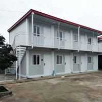 Maison conteneur ADU avec unité d'habitation annexe et conception de conteneur à masse thermique pour un espace de vie familial moderne et durable