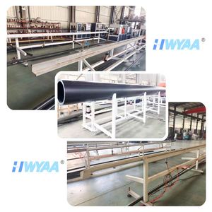 Línea de producción industrial de tubos de plástico HWYAA con sistema automático de corte y apilamiento - Product Image 3