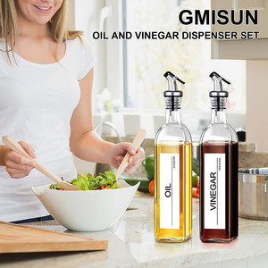 Bouteille distributeur d'<span class=keywords><strong>huile</strong></span> pour la cuisine Bouteille de cuisson <span class=keywords><strong>et</strong></span> distributeur de <span class=keywords><strong>vinaigre</strong></span> Conteneur d'<span class=keywords><strong>huile</strong></span> en verre Cruet-Bec verseur d'<span class=keywords><strong>huile</strong></span> - Product Image 2