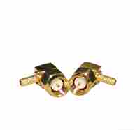 Conector Coaxial RF de Latón Macho de Ángulo Recto para Comunicación de Datos, con Clasificación de 500V