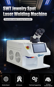 SWT新型200W NdYAG金銀金属歯科用ジュエリー修理卓上レーザー溶接機、水冷式、眼鏡用1年保証付き - Product Image 5