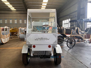 Voiture funéraire élégante blanche artisanale, voiture funéraire électrique moderne classique sur mesure à vendre, accessoires de voiture funéraire - Product Image 4