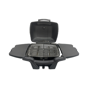Barbecue électrique portable 2200W de style moderne pour intérieur et extérieur, en <span class=keywords><strong>acier</strong></span>, sans fumée, avec demi-plaque de cuisson - Product Image 2