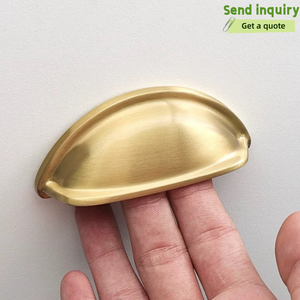 Classic Multi Finish <strong>Cabinet</strong> Handles Solid Zamak Cup Drawer Pulls Bin Wardrobe Kitchen Dresser Furniture Hardware - Product Image 4