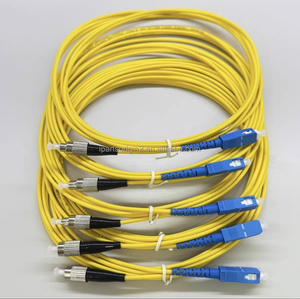 Telecom Grade Fiber Optic <b>Cable</b> Single Mode Single Fiber SC UPC to FC UPC FTTH Optical <b>Communication</b> <b>Cable</b> - Product Image 1