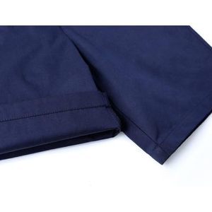 Boys <b>Chino</b> Shorts Mid <b>Waist</b> <b>Elastic</b> Button Front 100% Cotton Anti-Wrinkle School Uniform Wear - Product Image 5