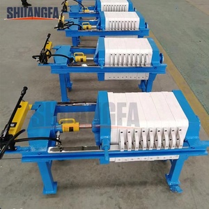 Lage Prijs Beweegbare Handmatige Hydraulische Kamerfilterpersmachine Voor Slurry Ontwatering - Product Image 2