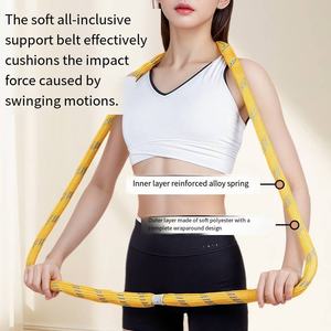 New Soft Hula <b>Hoop</b> for Abdominal <b>Weight</b> Loss Does Not Hurt Waist/Clothing Full Package Model - Product Image 3